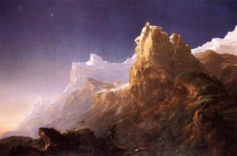 Thomas Cole Prometheus Bound china oil painting image